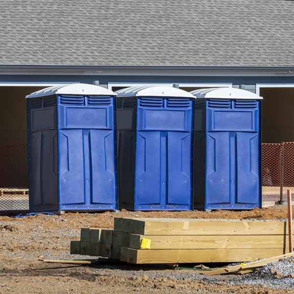 are there any restrictions on where i can place the porta potties during my rental period in Eudora Kansas